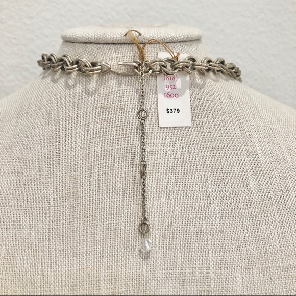 Gerard Yosca Antique Silver & Turquoise Necklace - Picture 5 of 8